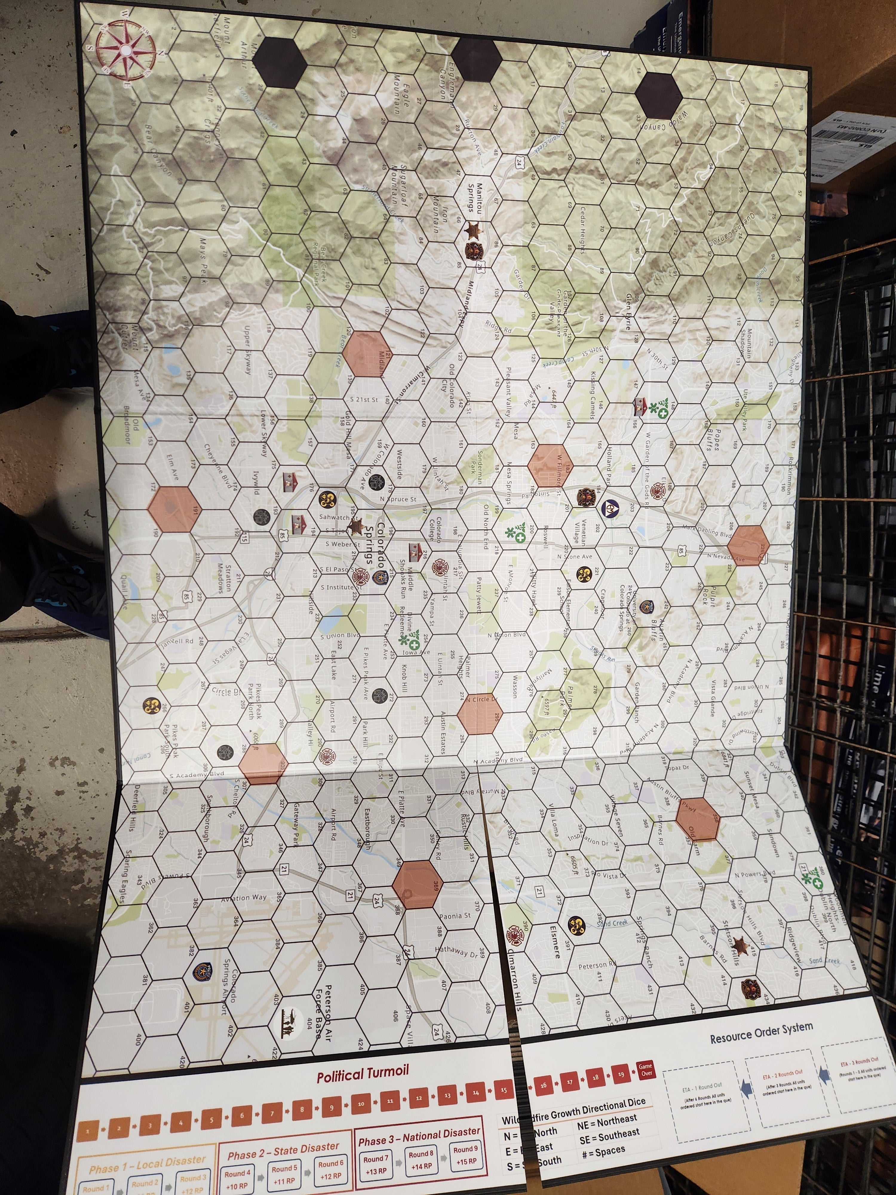 Hardboards for EOC Wildfire Mayhem have arrived!