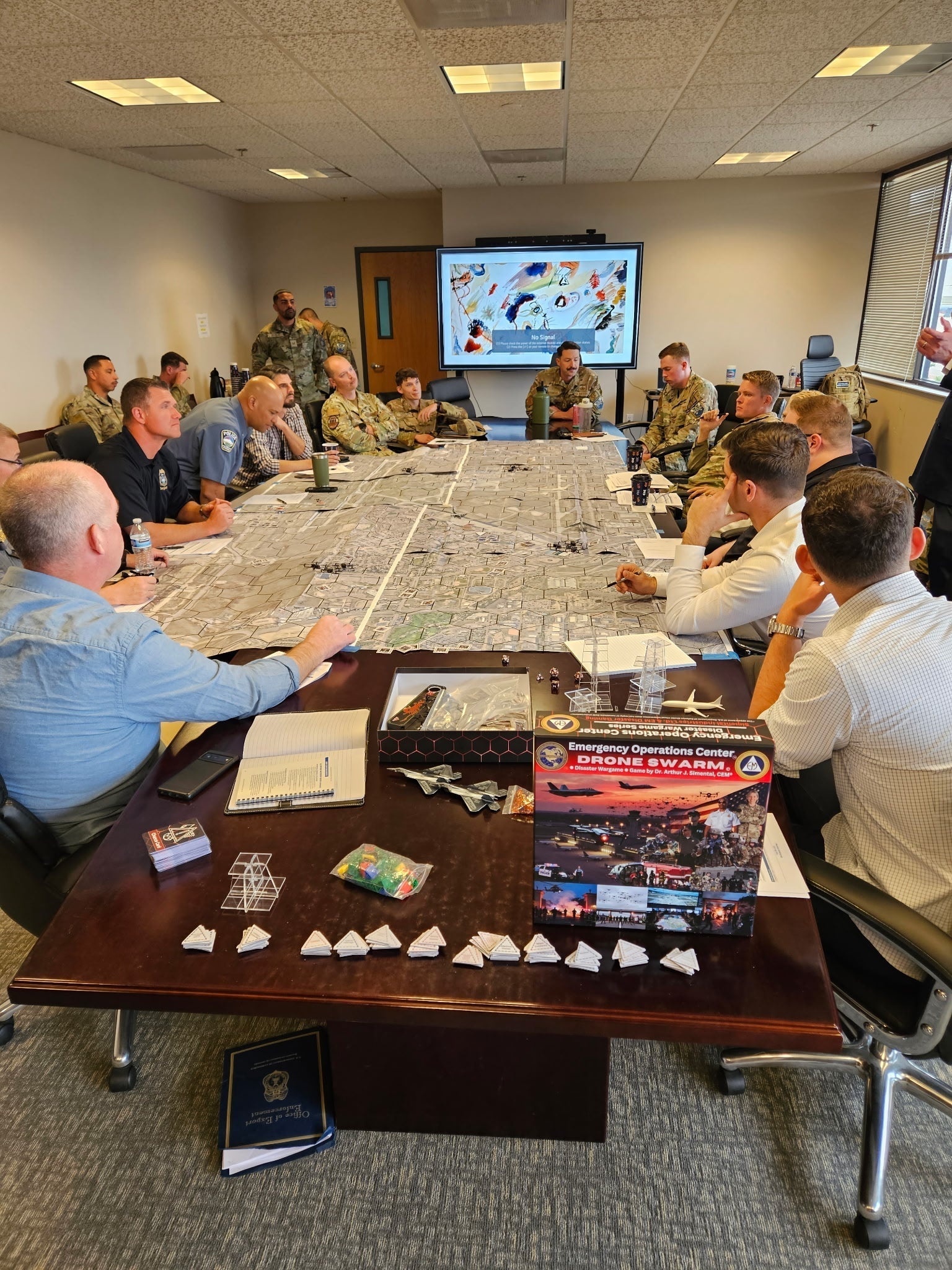 EM Disaster Gaming is supporting the U.S. Air Force Office of Special Investigations with our Emergency Operations Center – Drone Swarm Disaster Wargame