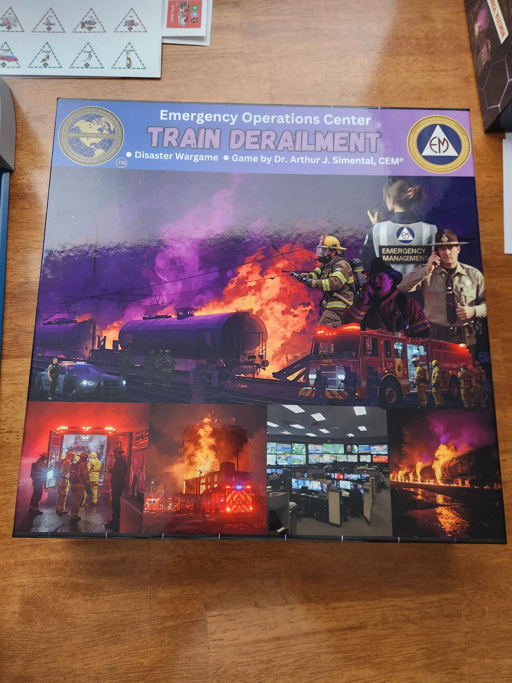 Disaster Wargame Exercise - Train Derailment