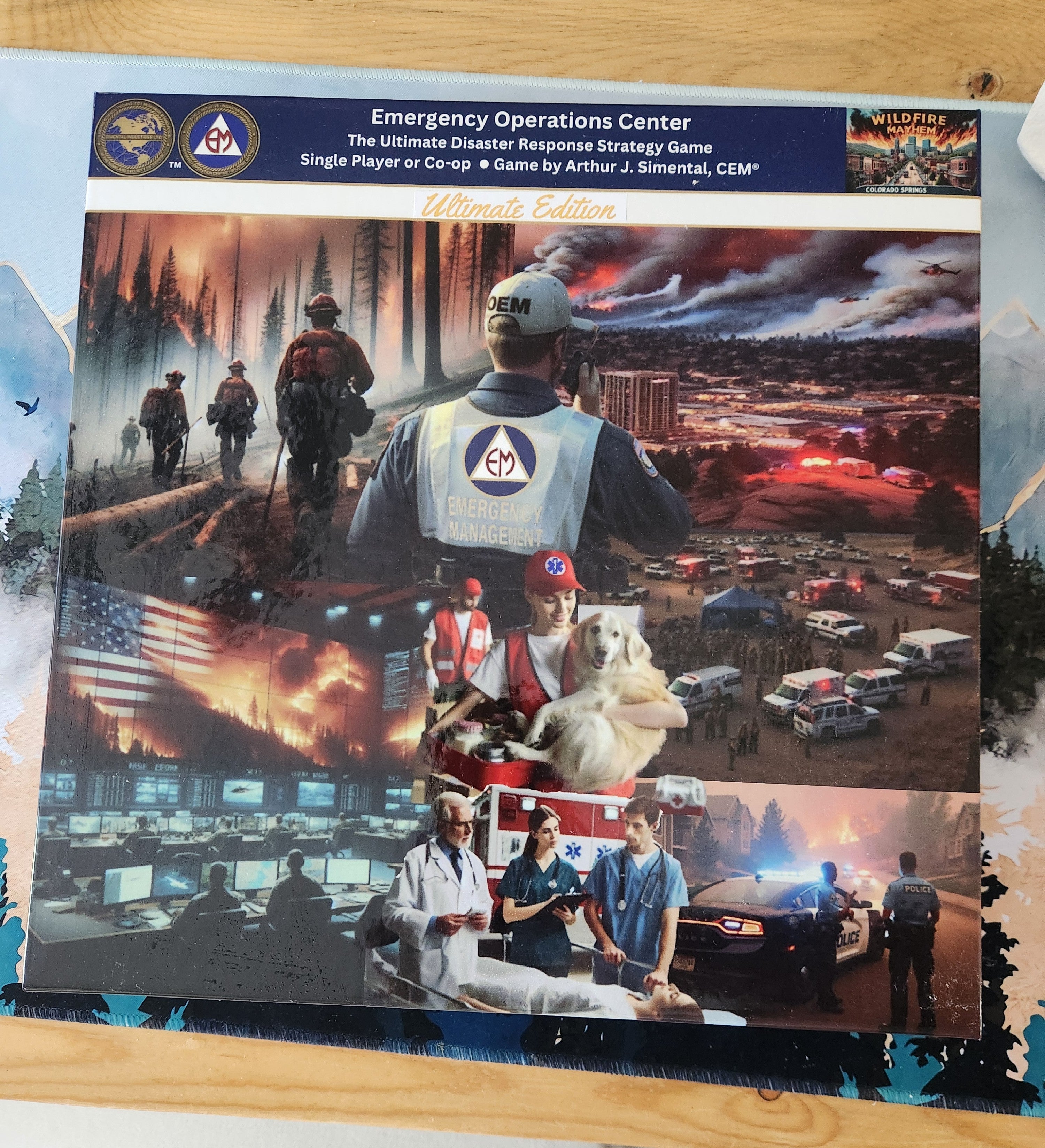 Emergency Operations Center Disaster Wargame Series - Wildfire Mayhem (Original Ultimate Edition)