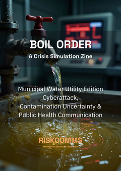 Orden de ebullición: Edición de simulación de crisis del servicio municipal de agua (FANZINE)