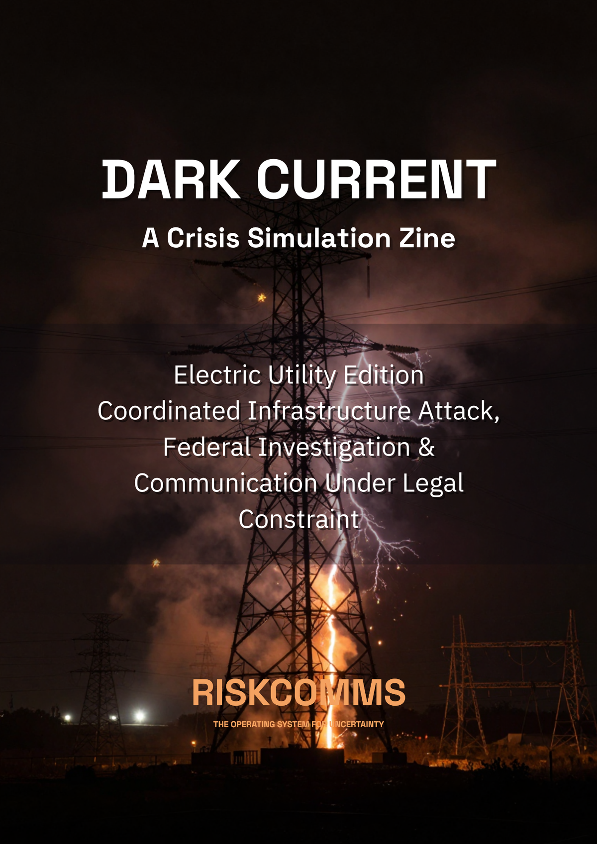 Dark Current - Electric Utility / Domestic Extremism Edition Crisis Simulation ZINE