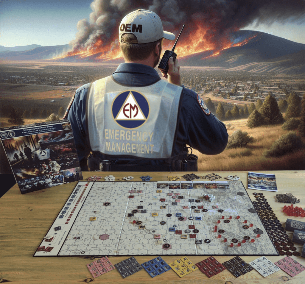 Emergency Operations Center Board Game - Wildfire Mayhem (Ultimate Edition)