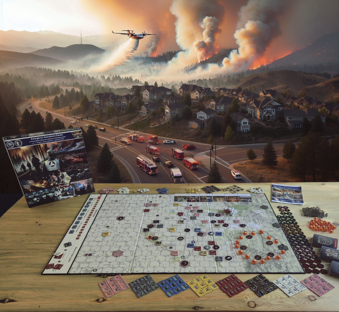 Emergency Operations Center Disaster Wargame Series - Wildfire Mayhem (Ultimate Edition)