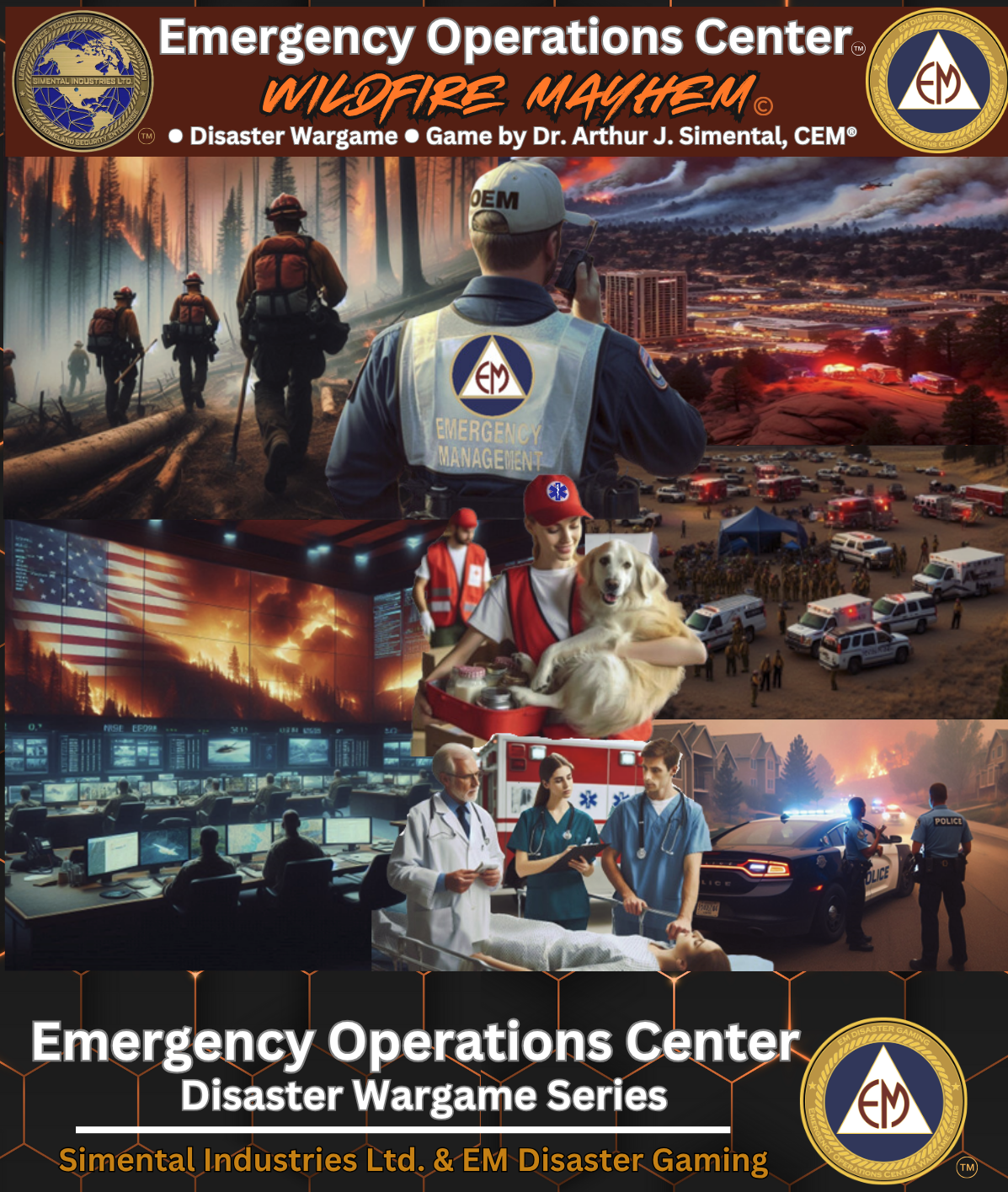 Emergency Operations Center Disaster Wargame Series - Wildfire Mayhem 2.0 (Anniversary Limited Edition)