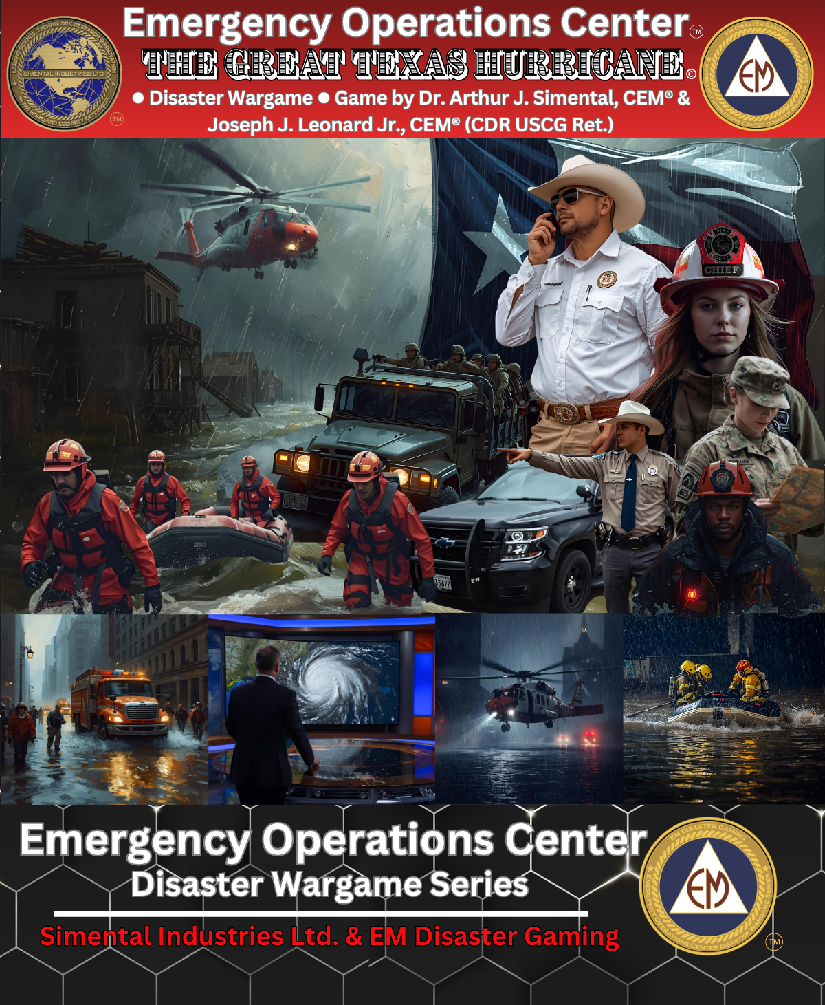 Emergency Operations Center Disaster Wargame Series - The Great Texas Hurricane (Preorder)