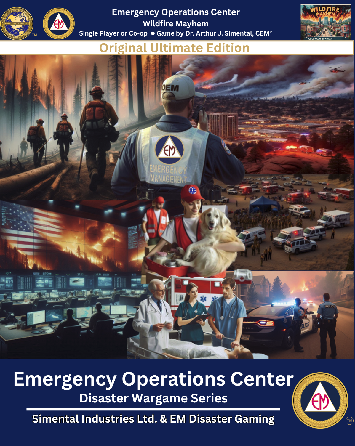 Emergency Operations Center Disaster Wargame Series - Wildfire Mayhem (Original Ultimate Edition)