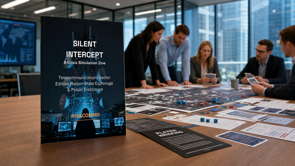 Silent Intercept — Telecommunications Sector Edition Crisis Simulation ZINE
