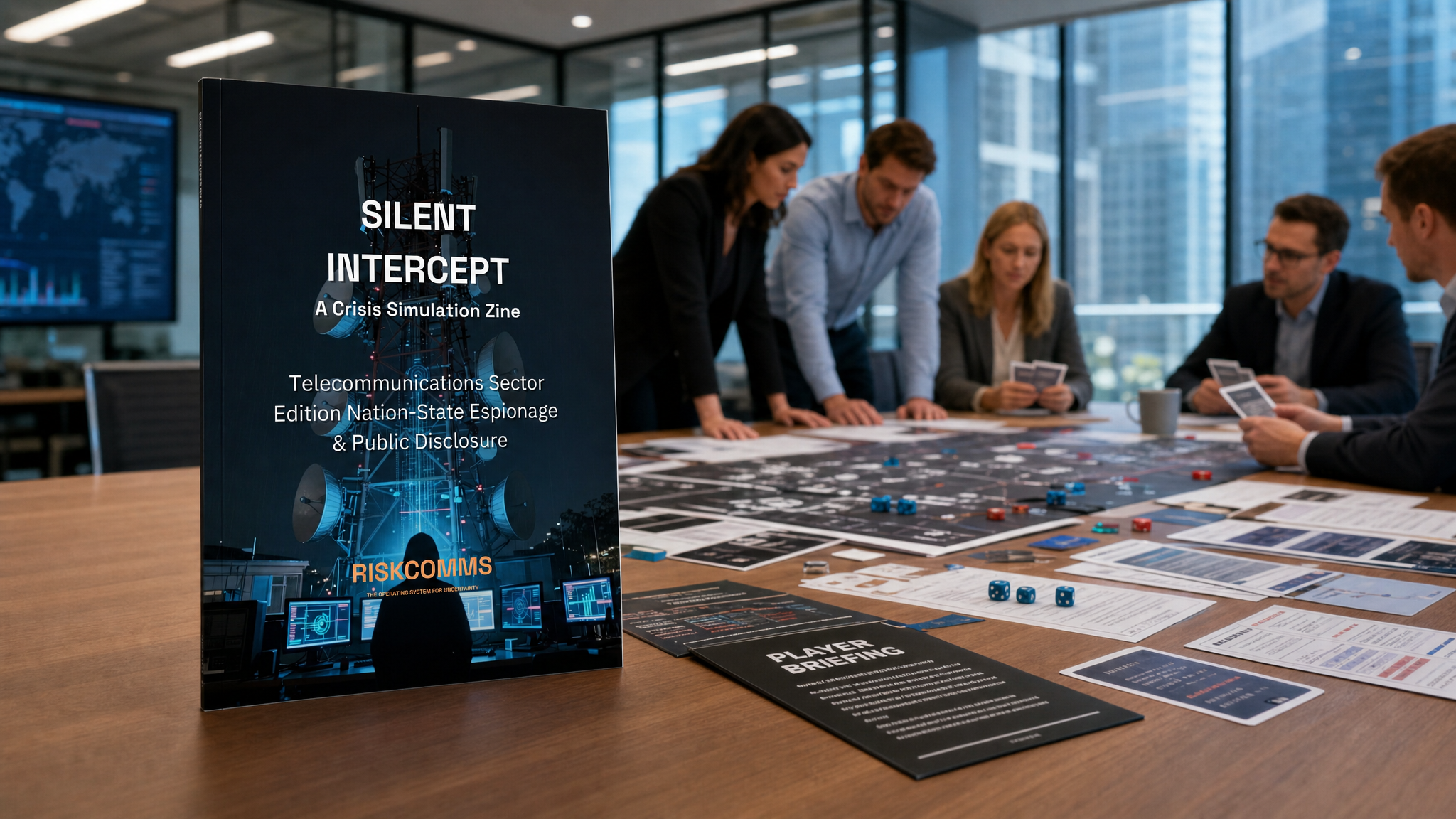 Silent Intercept — Telecommunications Sector Edition Crisis Simulation ZINE