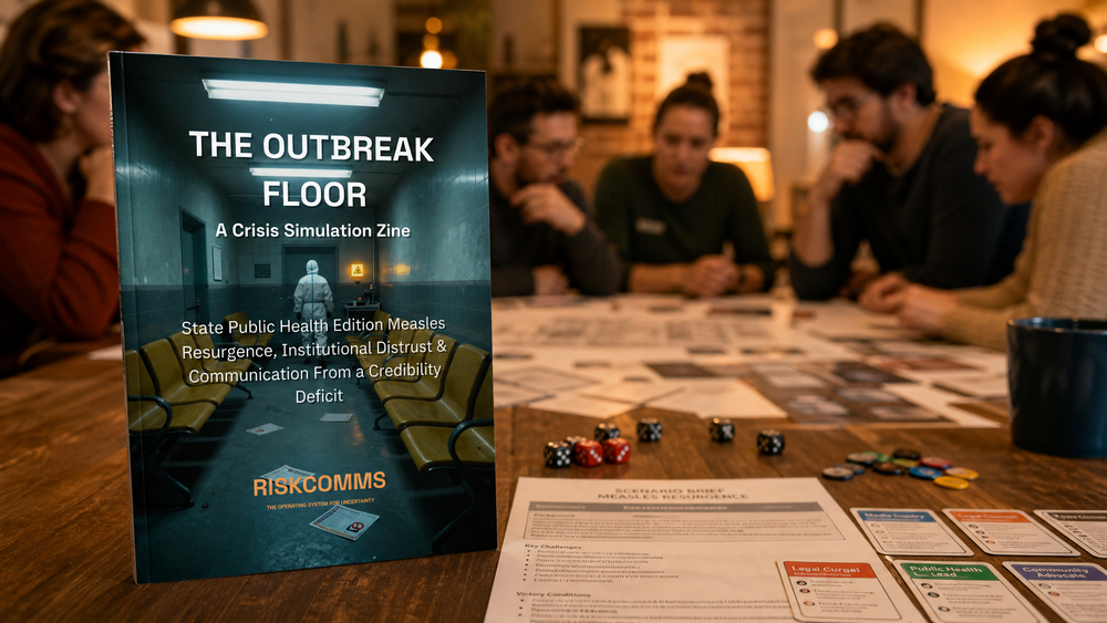 The Outbreak Floor — State Public Health Edition Crisis Simulation ZINE