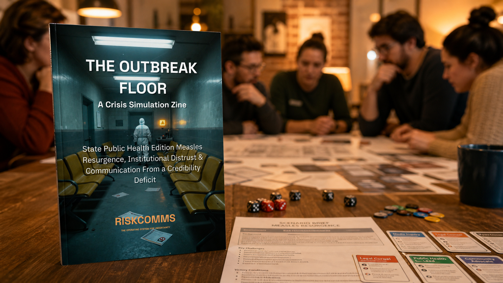 The Outbreak Floor — State Public Health Edition Crisis Simulation ZINE