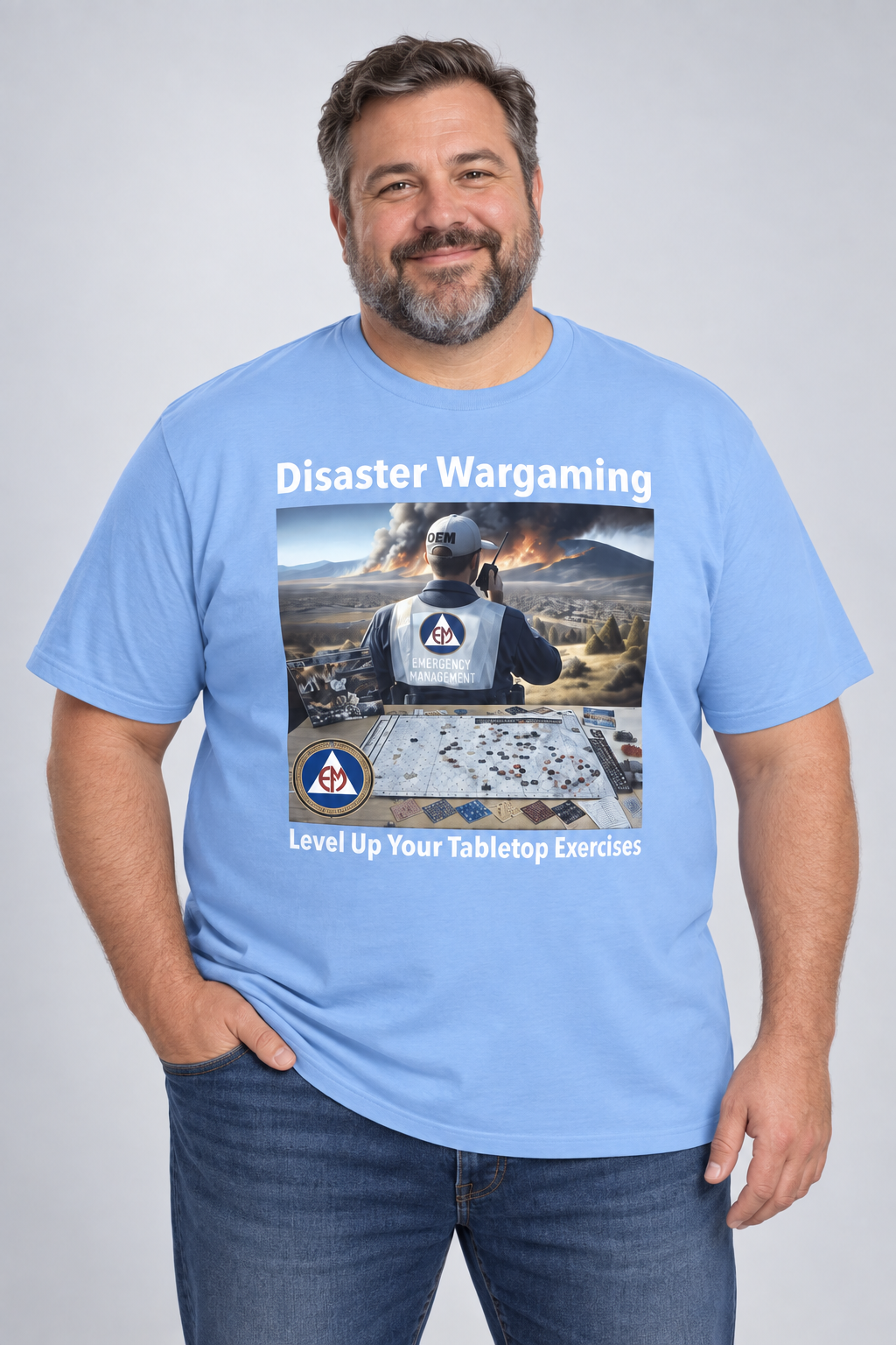 T-shirt "Disaster Wargaming" (Gestionnaire d'urgence)