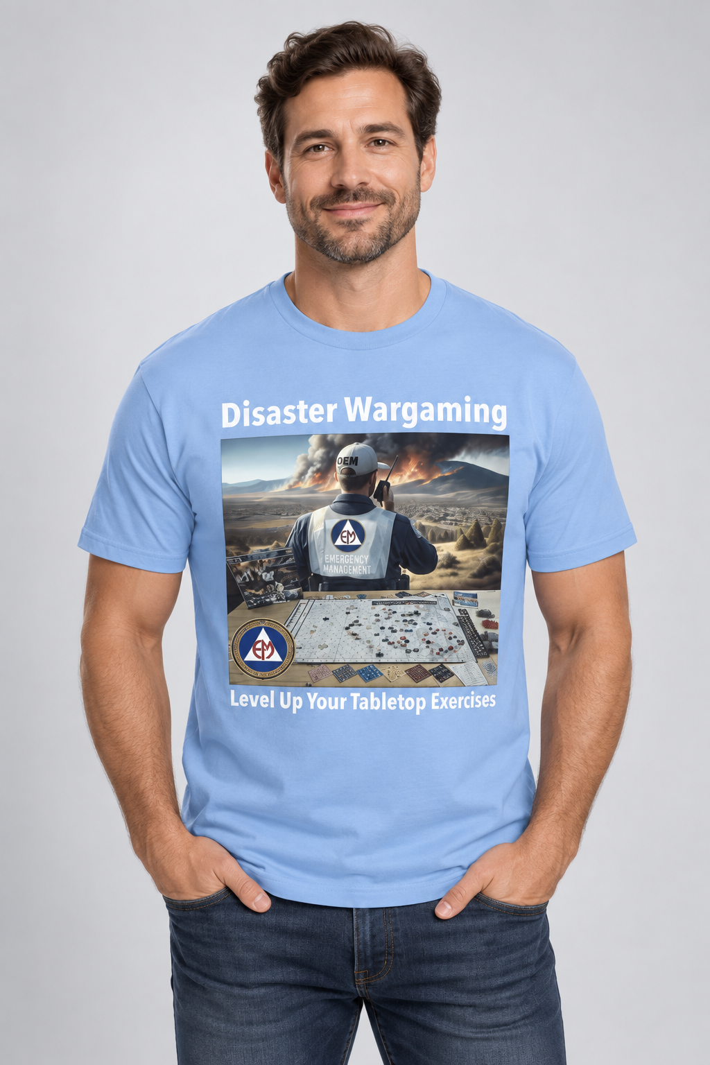 T-shirt "Disaster Wargaming" (Gestionnaire d'urgence)